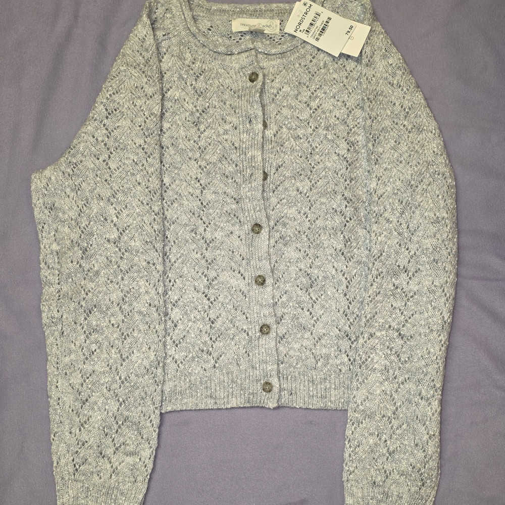 Treasure & Bond Light Gray Cardigan